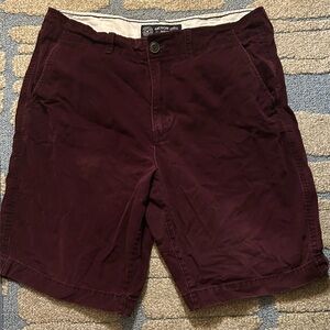 AE Strigid Men's Burgundy Chino Shorts